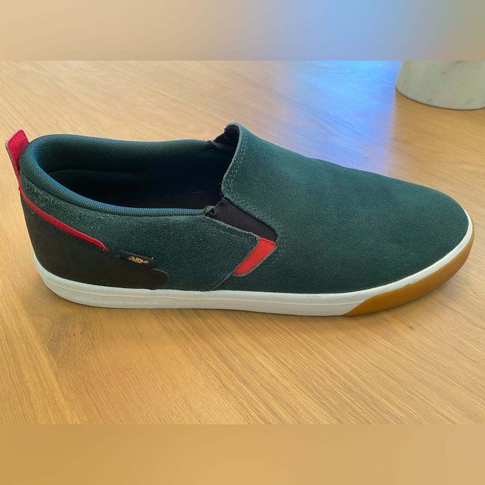 Men’s Size 12 New Balance suede slip-on loafer